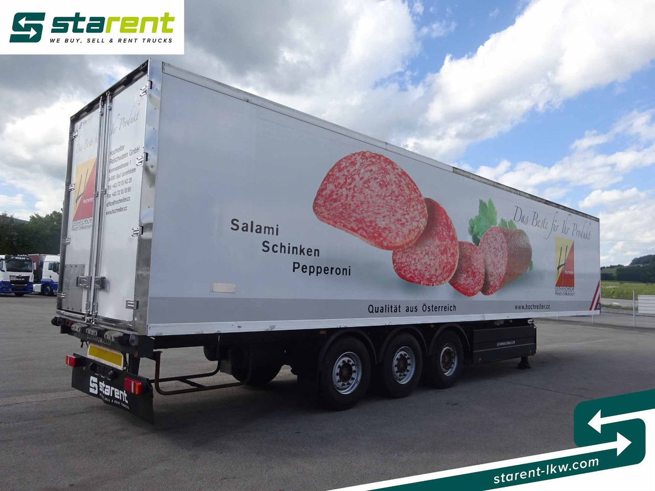 Schwarzmüller Thermotrailer, Thermo King SL400, Liftachse, SAF - Closed box semi-trailer: picture 5 Schwarzmüller Thermotrailer, Thermo King SL400, Liftachse, SAF - Closed box semi-trailer: picture 5