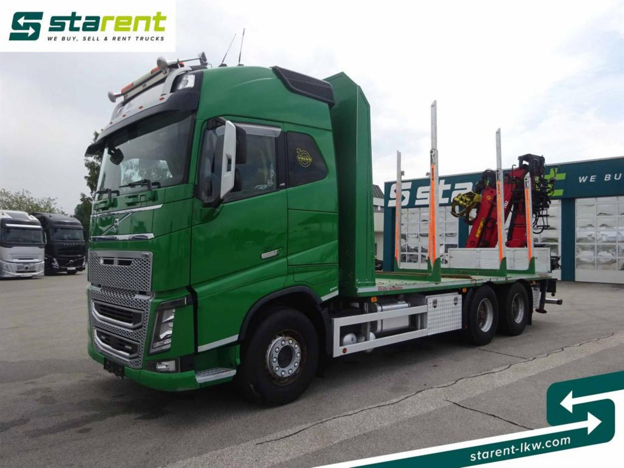 Volvo FH16 550 6x4 Holzaufbau mit Kran (Loglift 145Z) - Timber truck: picture 1 Volvo FH16 550 6x4 Holzaufbau mit Kran (Loglift 145Z) - Timber truck: picture 1