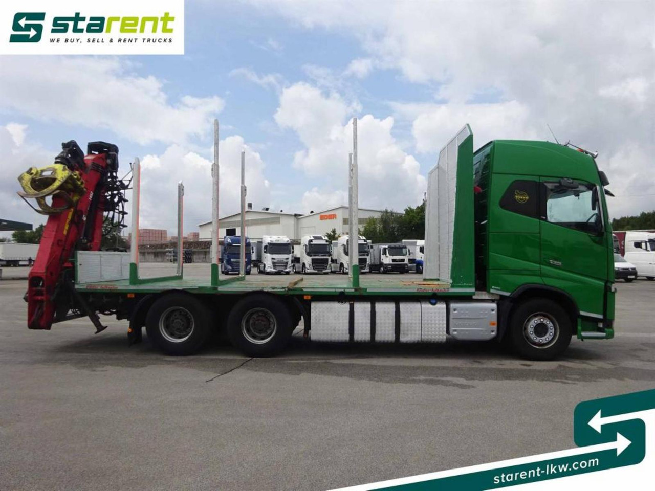 Volvo FH16 550 6x4 Holzaufbau mit Kran (Loglift 145Z) - Timber truck: picture 4 Volvo FH16 550 6x4 Holzaufbau mit Kran (Loglift 145Z) - Timber truck: picture 4
