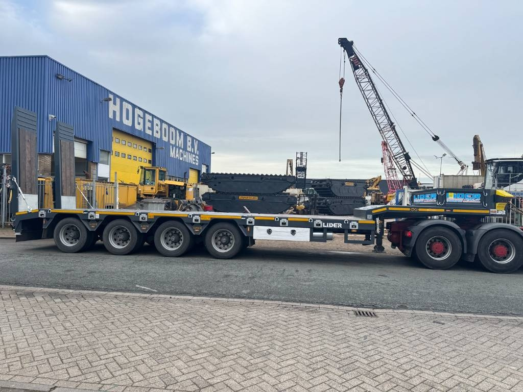 Lider ld07 86 ton 4 axel steel spring UNUSED - Low loader semi-trailer: picture 1 Lider ld07 86 ton 4 axel steel spring UNUSED - Low loader semi-trailer: picture 1