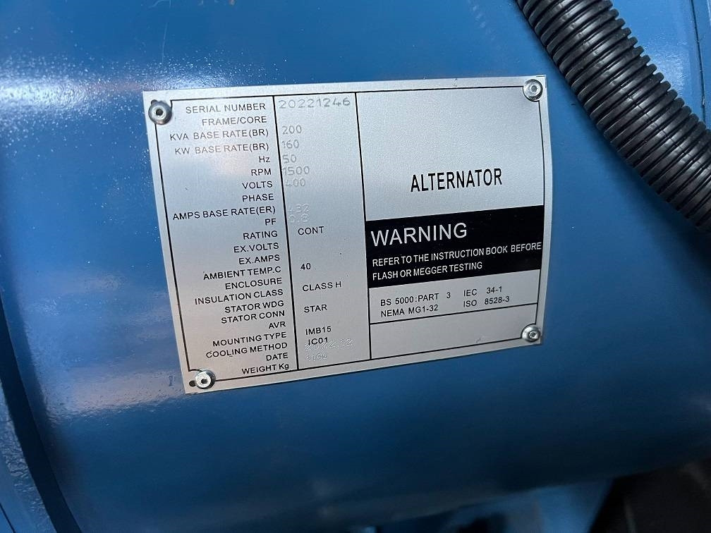 New Generator set Ricardo 200KVA (160KW) SILENT GENERATOR 3 PHASE 50HZ 400V: picture 9 New Generator set Ricardo 200KVA (160KW) SILENT GENERATOR 3 PHASE 50HZ 400V: picture 9