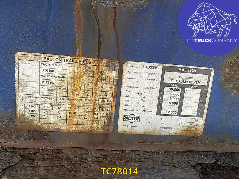 Pacton - Dropside/ Flatbed semi-trailer: picture 3 Pacton - Dropside/ Flatbed semi-trailer: picture 3
