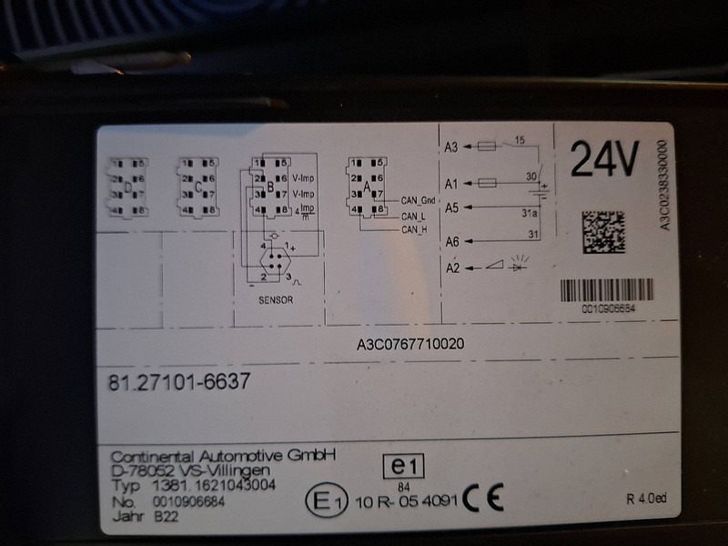 Leasing of MAN 26.510 TGX GX 6X2 INTARDER MAN 26.510 TGX GX 6X2 INTARDER: picture 20