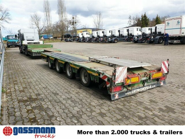 Low loader semi-trailer for transportation of heavy machinery Faymonville STN-4AX, Ausziehbar auf 16,8m, 2x Lenkachse: picture 11