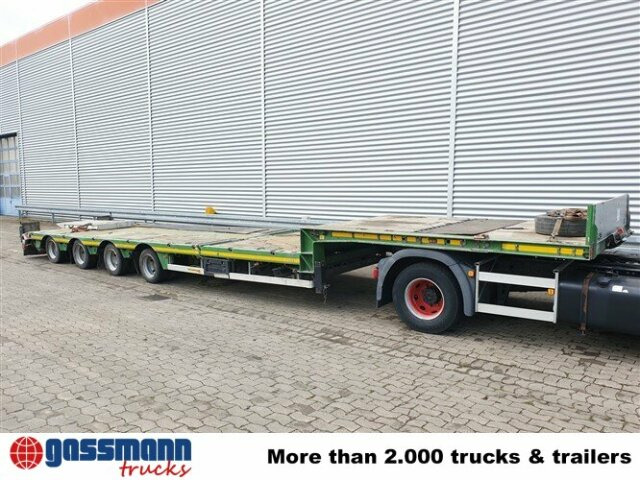 Low loader semi-trailer for transportation of heavy machinery Faymonville STN-4AX, Ausziehbar auf 16,8m, 2x Lenkachse: picture 12