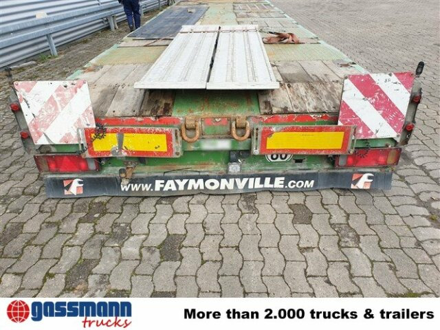 Low loader semi-trailer for transportation of heavy machinery Faymonville STN-4AX, Ausziehbar auf 16,8m, 2x Lenkachse: picture 15