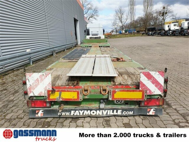Low loader semi-trailer for transportation of heavy machinery Faymonville STN-4AX, Ausziehbar auf 16,8m, 2x Lenkachse: picture 10
