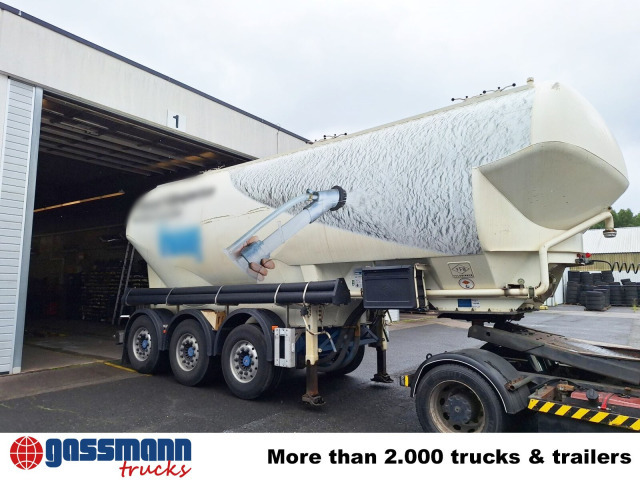 Feldbinder EUT 38.3-3, Liftachse, 3 Kammern, ca. 38.000l - Silo semi-trailer: picture 2 Feldbinder EUT 38.3-3, Liftachse, 3 Kammern, ca. 38.000l - Silo semi-trailer: picture 2