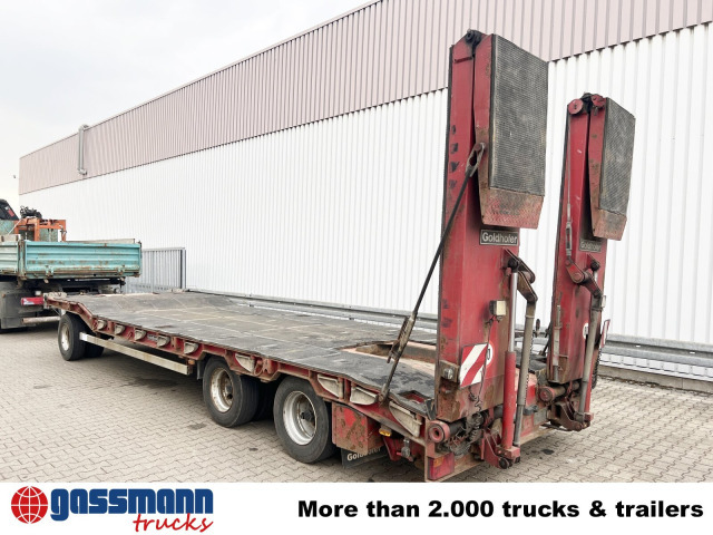 Low loader trailer for transportation of heavy machinery Goldhofer TU 3-24/80, hydr. Rampen, Verbr. auf 3m: picture 10