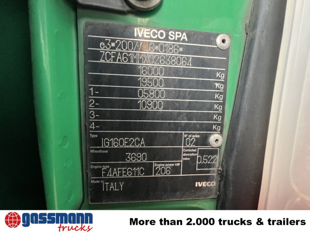 Iveco EuroCargo ML160E28 4x2 mit Kran Hiab XS 088 ES-2 - Tipper, Crane truck: picture 5 Iveco EuroCargo ML160E28 4x2 mit Kran Hiab XS 088 ES-2 - Tipper, Crane truck: picture 5
