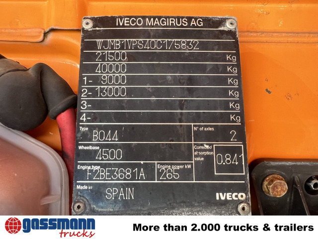 Tipper, Crane truck Iveco Trakker AD190T36WP 4x4, Widi-Platte,: picture 15