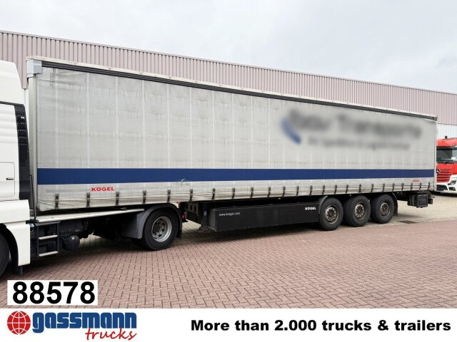 Kögel SN 24-1, Liftachse, Edscha - Dropside/ Flatbed semi-trailer: picture 1 Kögel SN 24-1, Liftachse, Edscha - Dropside/ Flatbed semi-trailer: picture 1