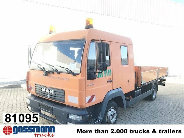 MAN LE 8.185 LC Doka 4x2 BB, 2x AHK - Dropside/ Flatbed truck: picture 1 MAN LE 8.185 LC Doka 4x2 BB, 2x AHK - Dropside/ Flatbed truck: picture 1