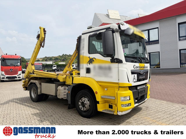 Skip loader truck MAN TGM 15.250 4x2 LL, Tele-Absetzer: picture 10 Skip loader truck MAN TGM 15.250 4x2 LL, Tele-Absetzer: picture 10