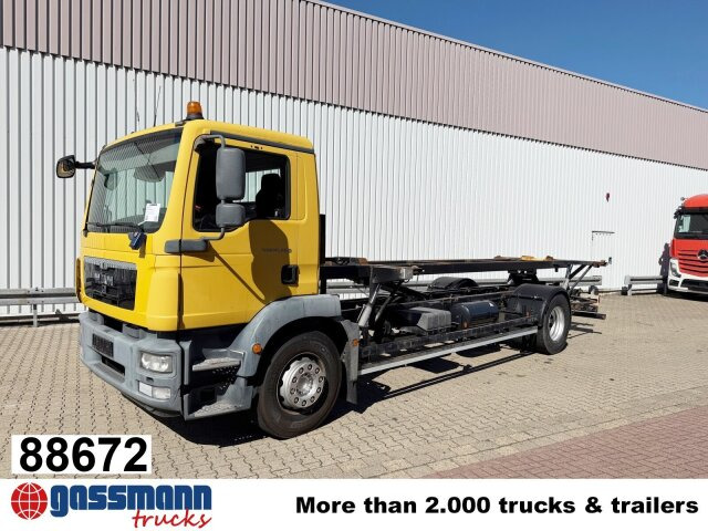 MAN TGM 18.290 4x2 LL, Hydr. Hubrahmen - Container transporter/ Swap body truck: picture 1 MAN TGM 18.290 4x2 LL, Hydr. Hubrahmen - Container transporter/ Swap body truck: picture 1