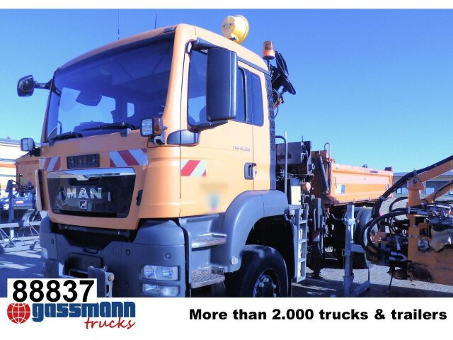 MAN TGS 18.320 4x4 BB, Winterdienstausstattung, Kran - Tipper, Crane truck: picture 1 MAN TGS 18.320 4x4 BB, Winterdienstausstattung, Kran - Tipper, Crane truck: picture 1
