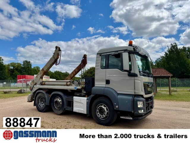 MAN TGS 26.420 6X2/4 BL, Lenk-/Liftachse, - Skip loader truck: picture 1 MAN TGS 26.420 6X2/4 BL, Lenk-/Liftachse, - Skip loader truck: picture 1
