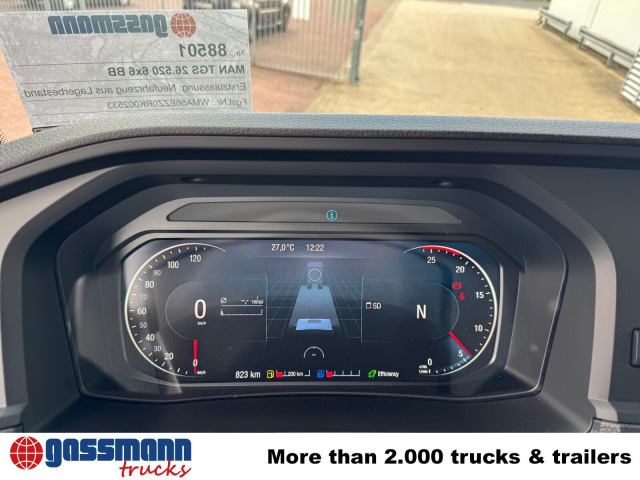 MAN TGS 26.520 6x6 BB, PriTarder, Navi, Optiview, - Cab chassis truck: picture 3 MAN TGS 26.520 6x6 BB, PriTarder, Navi, Optiview, - Cab chassis truck: picture 3