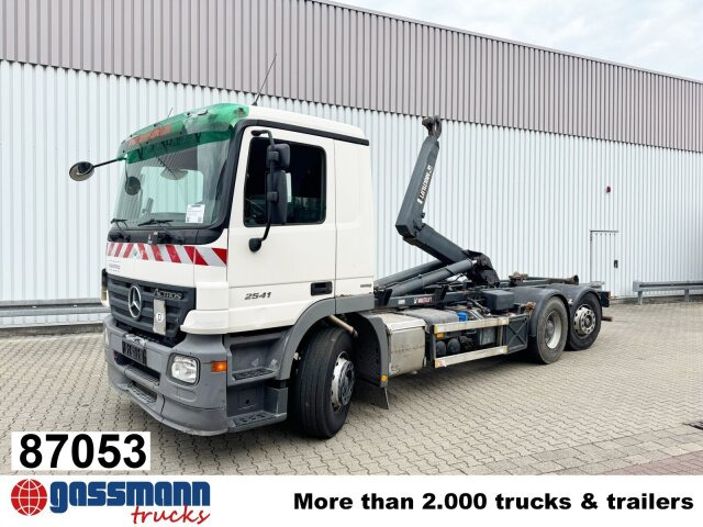 Mercedes-Benz Actros 2541 L 6x2, Retader, Lenkachse - Hook lift truck: picture 1 Mercedes-Benz Actros 2541 L 6x2, Retader, Lenkachse - Hook lift truck: picture 1