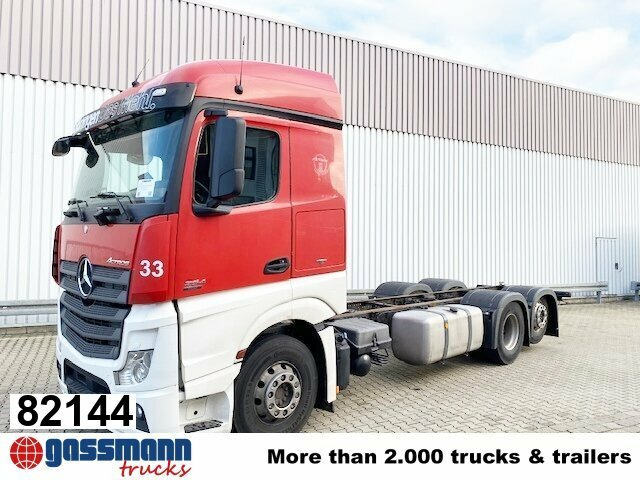 Mercedes-Benz Actros 2545 L 6x2, StreamSpace, Liftachse, - Cab chassis truck: picture 1 Mercedes-Benz Actros 2545 L 6x2, StreamSpace, Liftachse, - Cab chassis truck: picture 1