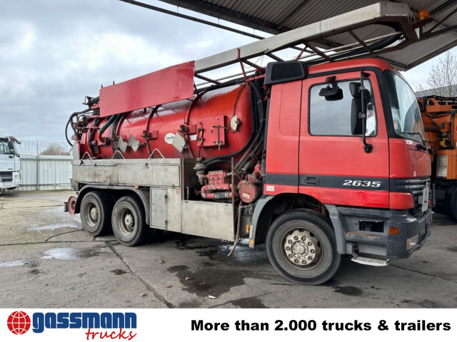 Mercedes-Benz Actros 2635 6x4, Kutschke Saug- und Spülwagen - Road sweeper: picture 2 Mercedes-Benz Actros 2635 6x4, Kutschke Saug- und Spülwagen - Road sweeper: picture 2