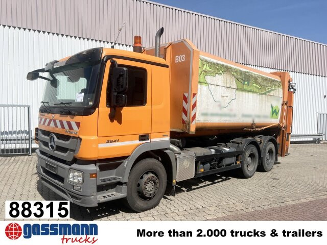 Mercedes-Benz Actros 2641/48 L 6x4, Seilabroller, Haller - Garbage truck: picture 1 Mercedes-Benz Actros 2641/48 L 6x4, Seilabroller, Haller - Garbage truck: picture 1