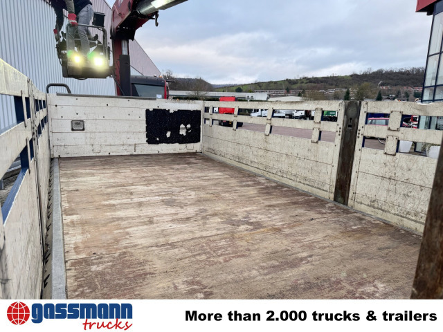 Dropside/ Flatbed truck, Crane truck Mercedes-Benz Antos 2540 L 6x2, Lenkachse, HMF 2110-L3: picture 14