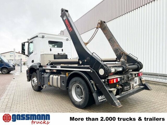 Skip loader truck Mercedes-Benz Arocs 1830 K 4x2, Funk: picture 14