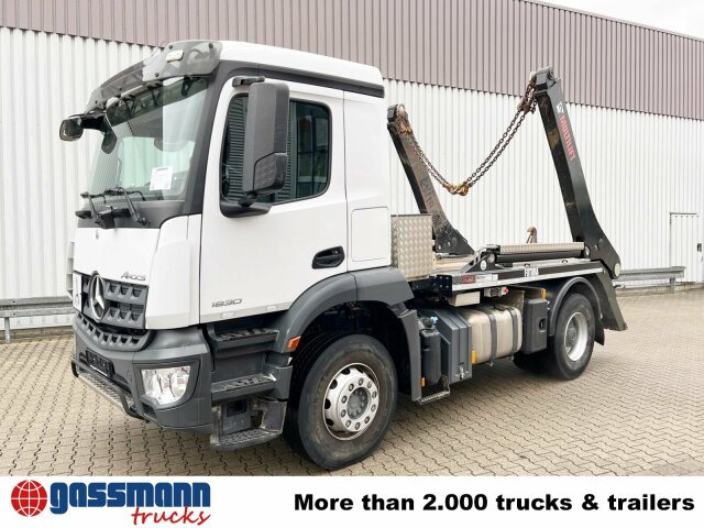 Skip loader truck Mercedes-Benz Arocs 1830 K 4x2, Funk: picture 8