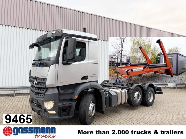 Mercedes-Benz Arocs 2542/45 L 6x2/4, Vorlauflenk-/liftachse, - Skip loader truck: picture 1 Mercedes-Benz Arocs 2542/45 L 6x2/4, Vorlauflenk-/liftachse, - Skip loader truck: picture 1