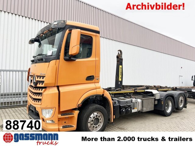 Mercedes-Benz Arocs 2552 L 6x2, Lenk-/Liftachse - Hook lift truck: picture 1 Mercedes-Benz Arocs 2552 L 6x2, Lenk-/Liftachse - Hook lift truck: picture 1