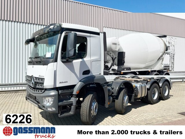 Mercedes-Benz Arocs 3240 8x4, 9/10m³ Mischer - Concrete mixer truck: picture 1 Mercedes-Benz Arocs 3240 8x4, 9/10m³ Mischer - Concrete mixer truck: picture 1