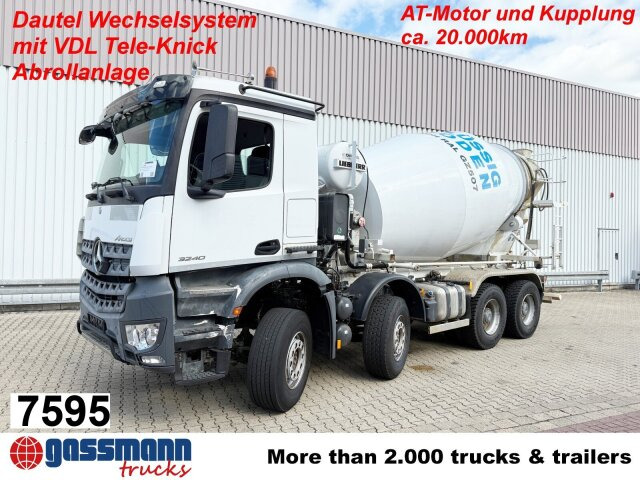 Mercedes-Benz Arocs 3240 8x4, 9 cbm Liebherr HTM 904 F - Concrete mixer truck: picture 1 Mercedes-Benz Arocs 3240 8x4, 9 cbm Liebherr HTM 904 F - Concrete mixer truck: picture 1