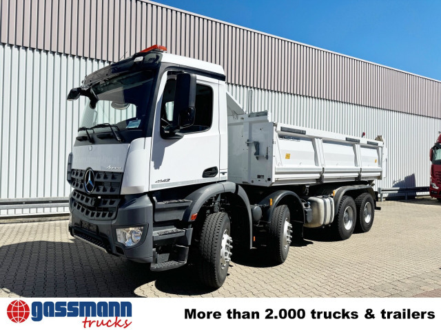 Mercedes-Benz Arocs 4142 K 8x4/4, Meiller Bordmatik links - Tipper: picture 2 Mercedes-Benz Arocs 4142 K 8x4/4, Meiller Bordmatik links - Tipper: picture 2