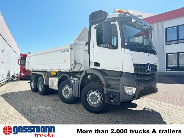 Mercedes-Benz Arocs 4142 K 8x4/4, Meiller Bordmatik links - Tipper: picture 3 Mercedes-Benz Arocs 4142 K 8x4/4, Meiller Bordmatik links - Tipper: picture 3