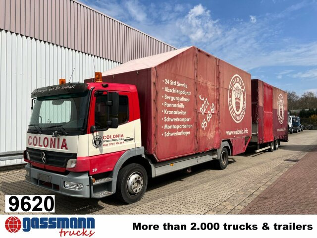 Mercedes-Benz Atego 1223 L 4x2, Kompl. Zug, Lift- & - Curtainsider truck: picture 1 Mercedes-Benz Atego 1223 L 4x2, Kompl. Zug, Lift- & - Curtainsider truck: picture 1