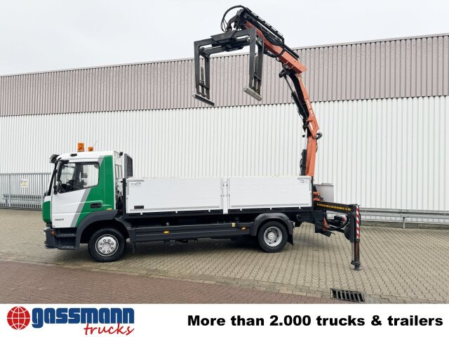 Mercedes-Benz Atego 1223 L 4x2 mit Heckkran Atlas 88.3-A2L, - Dropside/ Flatbed truck, Crane truck: picture 2 Mercedes-Benz Atego 1223 L 4x2 mit Heckkran Atlas 88.3-A2L, - Dropside/ Flatbed truck, Crane truck: picture 2