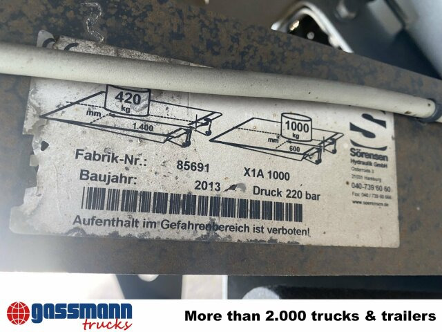 Mercedes-Benz Atego 816 4x2 mit Sörensen LBW - Box truck: picture 4 Mercedes-Benz Atego 816 4x2 mit Sörensen LBW - Box truck: picture 4