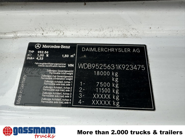 Tipper, Crane truck Mercedes-Benz Axor 1833 AK 4x4 mit Heckkran Atlas 105.2-A2L: picture 6 Tipper, Crane truck Mercedes-Benz Axor 1833 AK 4x4 mit Heckkran Atlas 105.2-A2L: picture 6