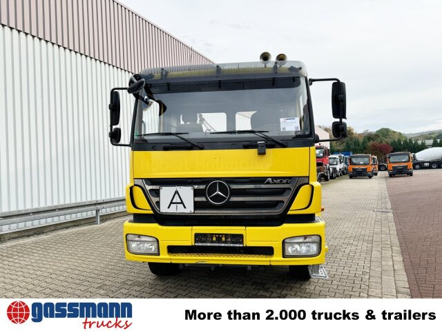 Skip loader truck Mercedes-Benz Axor 1833 K 4x2, Gergen TAK 20 Tele-Absetzer: picture 9