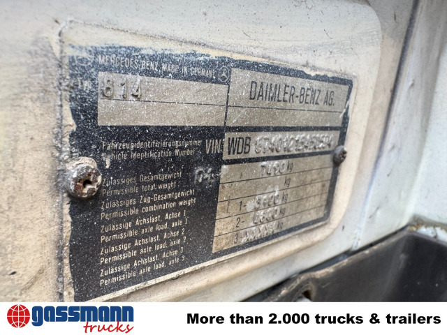 Mercedes-Benz LK 814 4x2, 6-Zylinder, City-Abroller - Hook lift truck: picture 3 Mercedes-Benz LK 814 4x2, 6-Zylinder, City-Abroller - Hook lift truck: picture 3