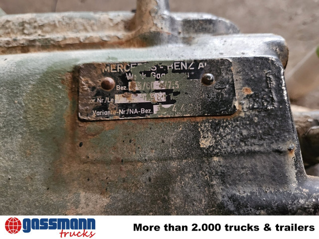 Mercedes-Benz LK 817 Schaltgetriebe G3/60-5/7.5 - Gearbox and parts for Truck: picture 2 Mercedes-Benz LK 817 Schaltgetriebe G3/60-5/7.5 - Gearbox and parts for Truck: picture 2