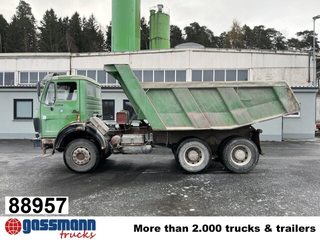 Mercedes-Benz NG 2628 K 6x4, V8, MEILLER Stahlmulde ca. 10³ - Dumper: picture 1 Mercedes-Benz NG 2628 K 6x4, V8, MEILLER Stahlmulde ca. 10³ - Dumper: picture 1