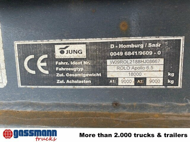 Rolo Apollo 6,5 Schlittenabroller - Roll-off/ Skip trailer: picture 5 Rolo Apollo 6,5 Schlittenabroller - Roll-off/ Skip trailer: picture 5