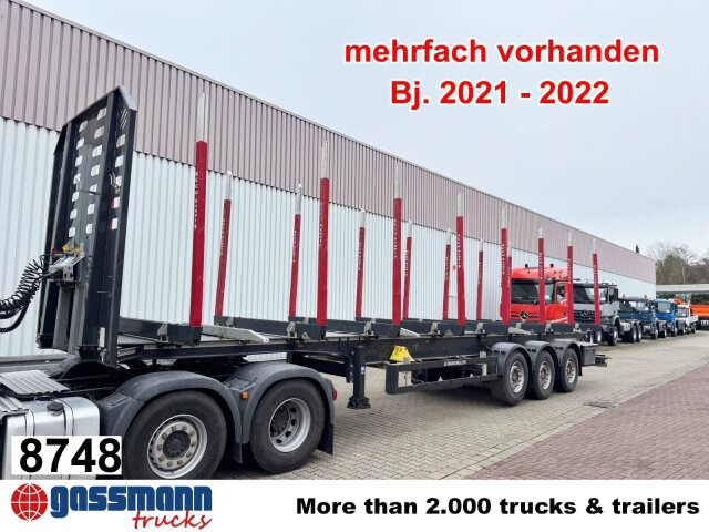 Schwarzmüller 3-Achs Holzauflieger, Liftachse, MEHRFACH - Timber semi-trailer: picture 1 Schwarzmüller 3-Achs Holzauflieger, Liftachse, MEHRFACH - Timber semi-trailer: picture 1