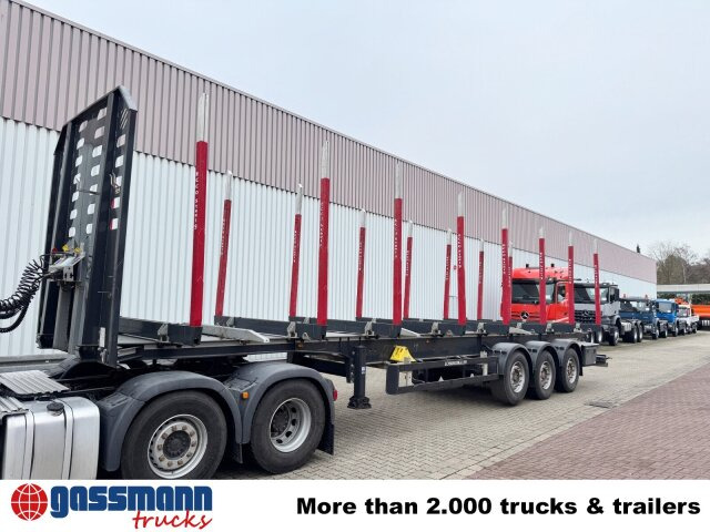 Schwarzmüller 3-Achs Holzauflieger, Liftachse, MEHRFACH - Timber semi-trailer: picture 4 Schwarzmüller 3-Achs Holzauflieger, Liftachse, MEHRFACH - Timber semi-trailer: picture 4