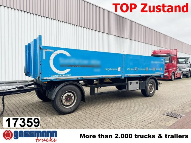 Schwarzmüller T-Serie, TOP-Zustand - Dropside/ Flatbed trailer: picture 1 Schwarzmüller T-Serie, TOP-Zustand - Dropside/ Flatbed trailer: picture 1