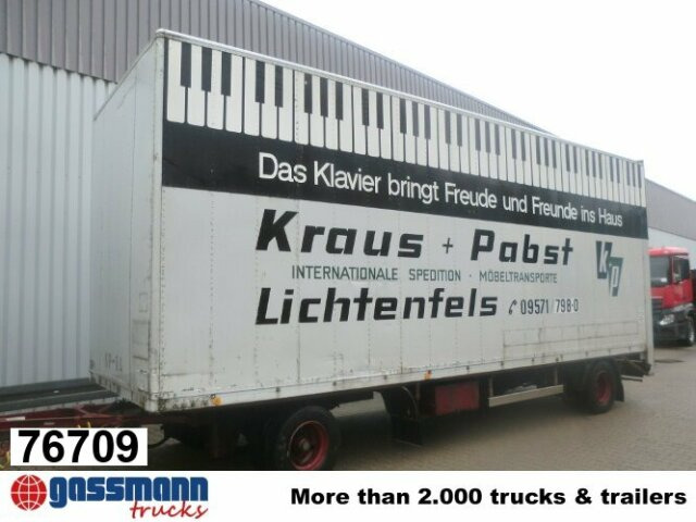 Sommer Sommer AC 160 TL, Möbelkofferanhänger, LBW, - Closed box trailer: picture 1 Sommer Sommer AC 160 TL, Möbelkofferanhänger, LBW, - Closed box trailer: picture 1