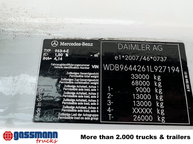 Tractor unit Mercedes-Benz Arocs 3358 LS 6x4, StreamSpace,: picture 6
