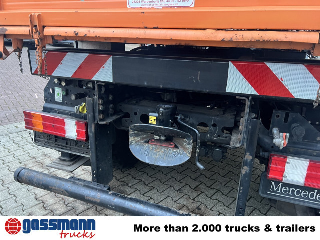 Tipper, Crane truck Unimog U400 4x4, Frontzapfwelle, Kipper, Kran MKG HKL: picture 15